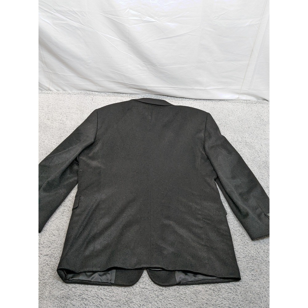 Pronto Uomo Couture 46L Black 100% Cashmere Mens Blazer Jacket Sport Coat‎ NWOT - Picture 10 of 14